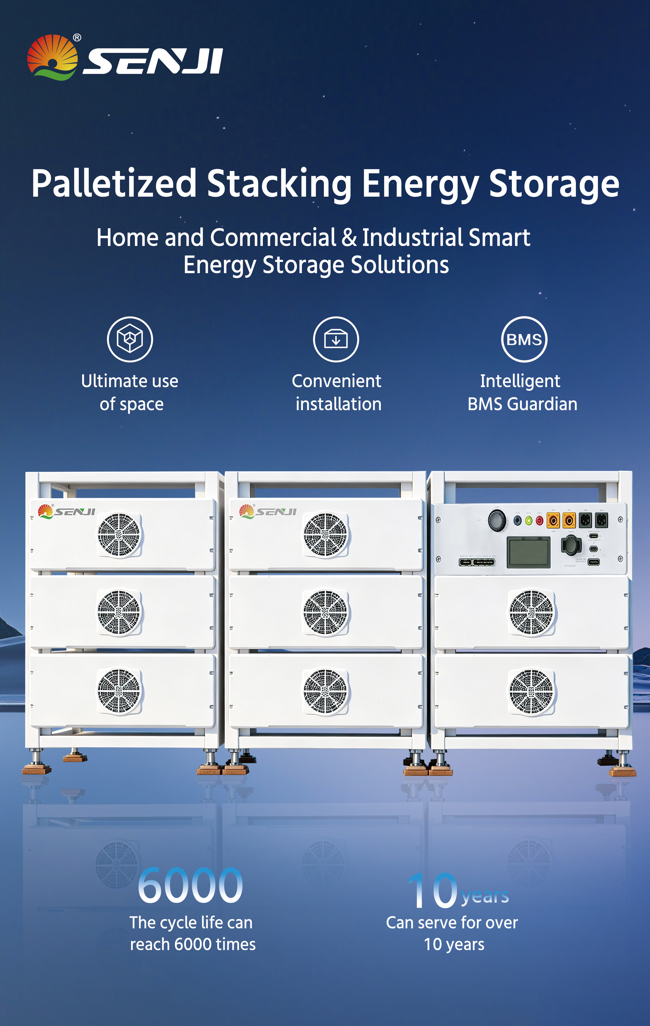 Palletized Stacking Energy Storage