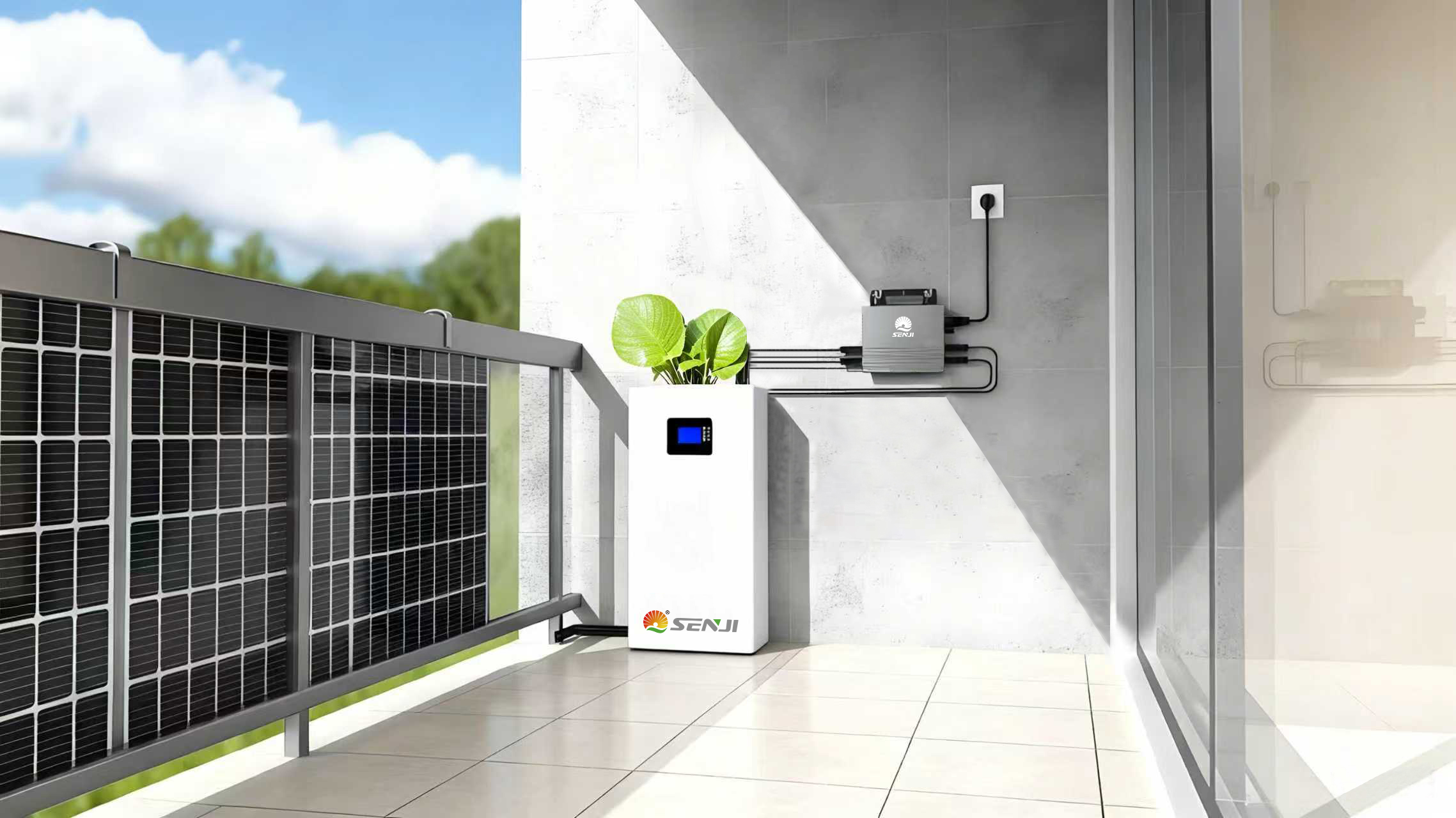 Residential Rooftop Solar PV On-Grid/Off-Grid Energy Storage System