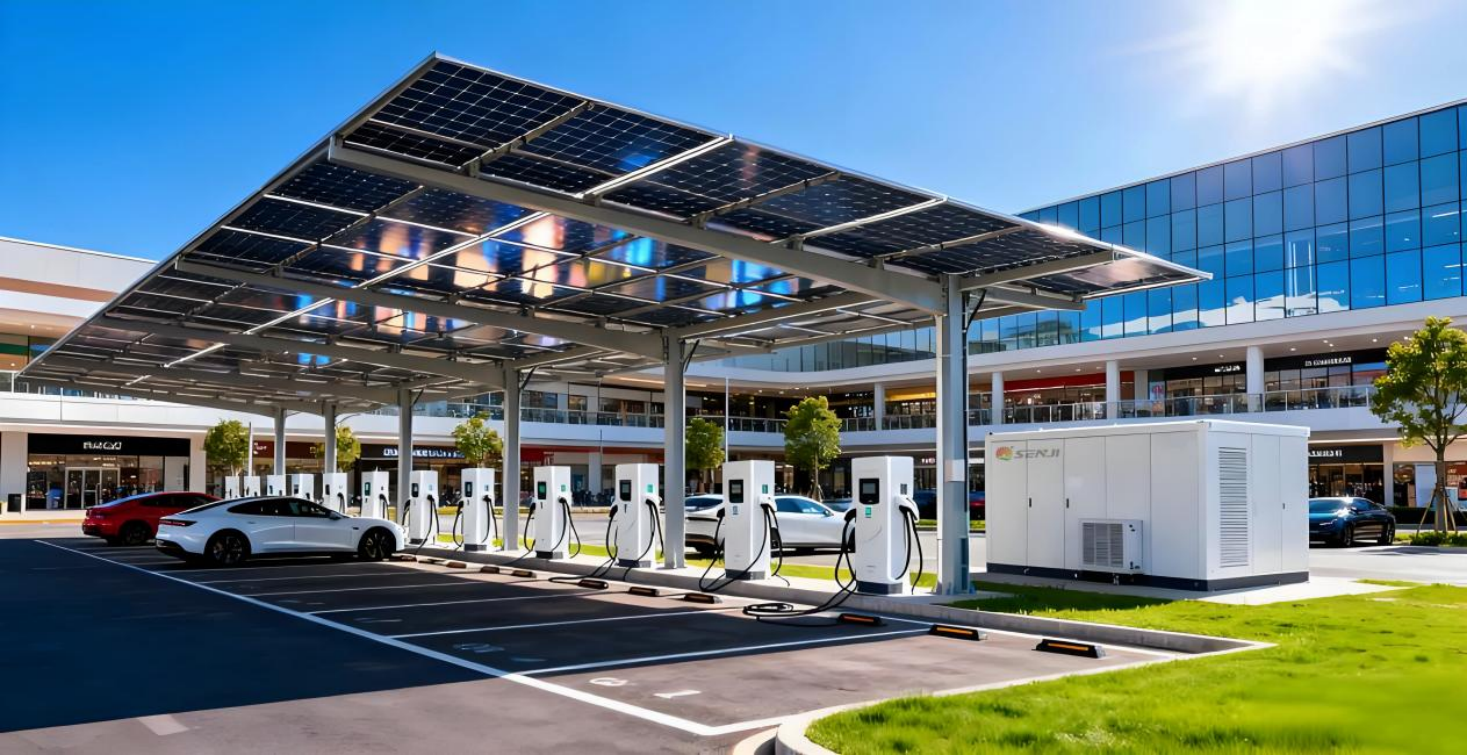 Commercial & Industrial Park – Solar + Storage + EV Charging