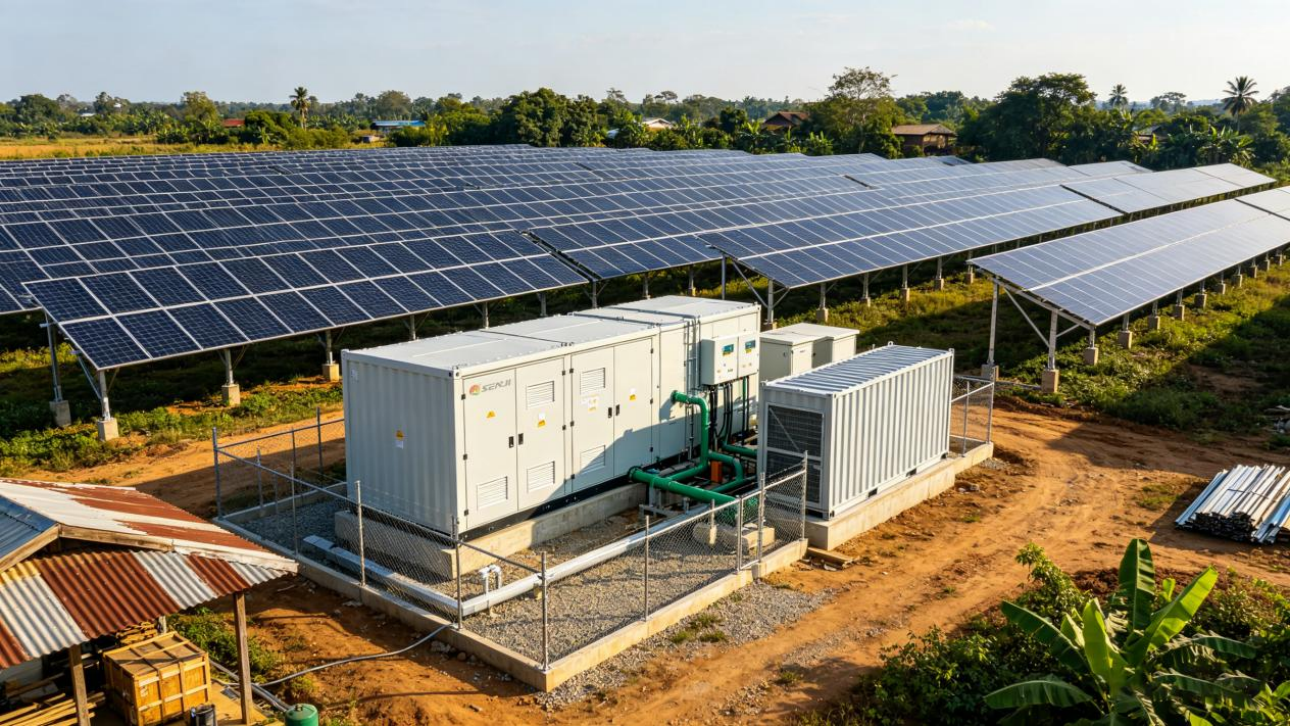 Myanmar 3MW + 5.22MWh Solar-Storage Integrated DC-Coupled Off-Grid Power Generation Project
