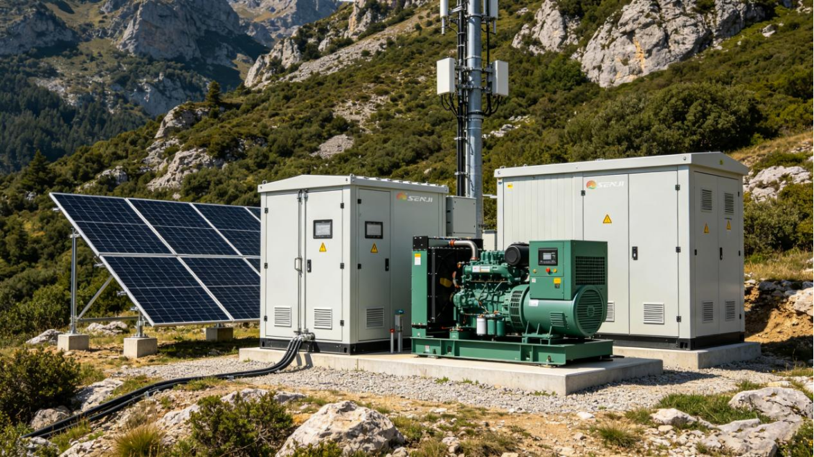 Solar-Storage-Diesel Retrofit for a Communication Base Station Cluster