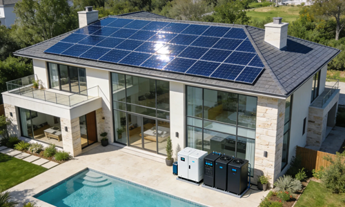 What is the typical capacity range of a residential energy storage system? How can one estimate the required energy storage capacity for a household?